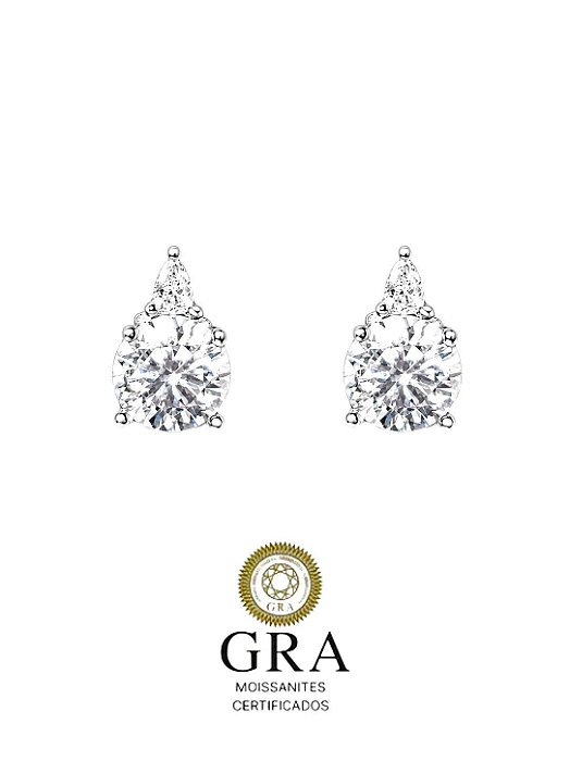 Brinco Moissanite Ball Prata925