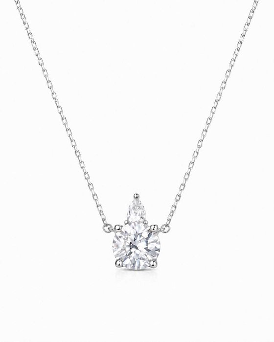 Colar Moissanite Ball Prata925