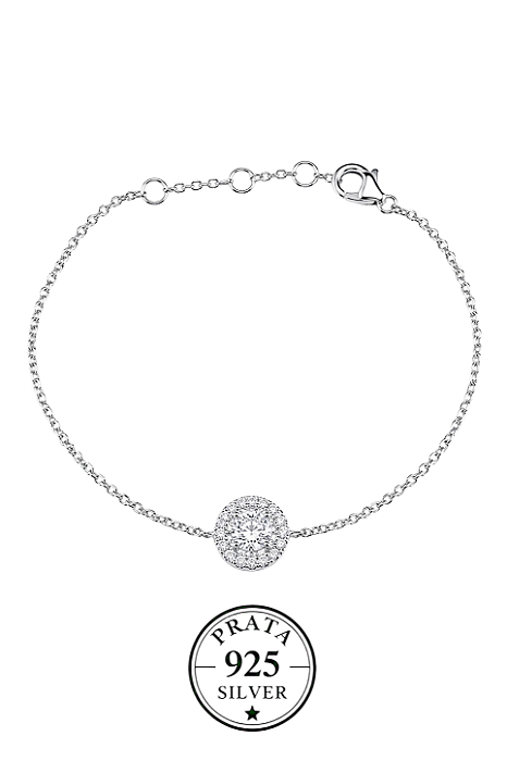 Pulseira Ponto de Luz Cravejada