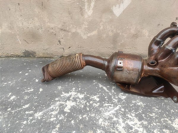 Coletor Exaustao Catalizador New Fiesta Titanium 15 A 18 1.6