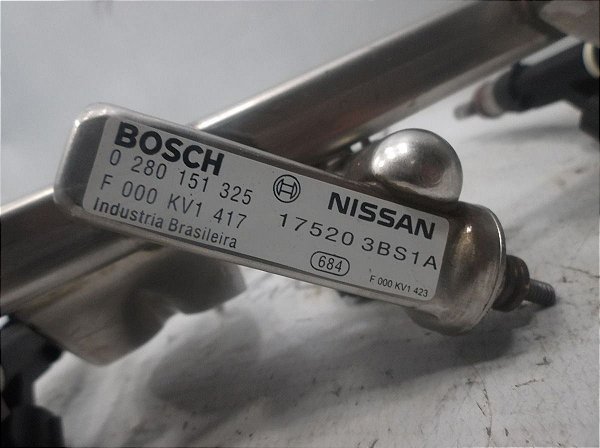 Flauta C. Bicos Aquecedores Nissan Versa 1.6 16v 19/20 Orig