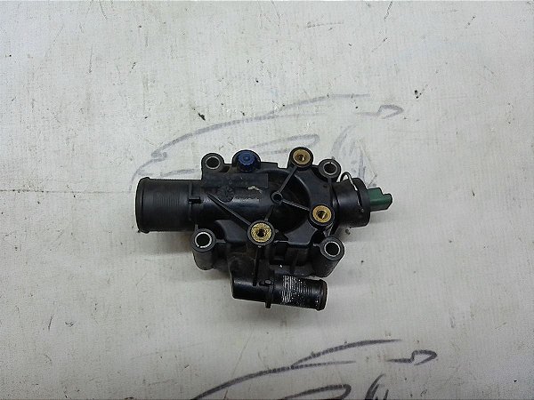 Carcaça Valvula Termostatica Peugeot 208 14/15 1.6 16v