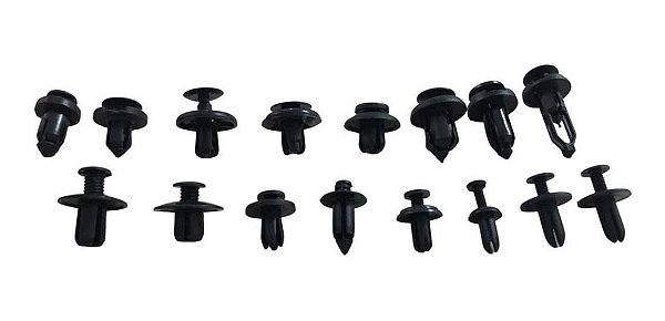 Kit 620 Presilhas Clipes Grampos Fixadores Automotivo Carro