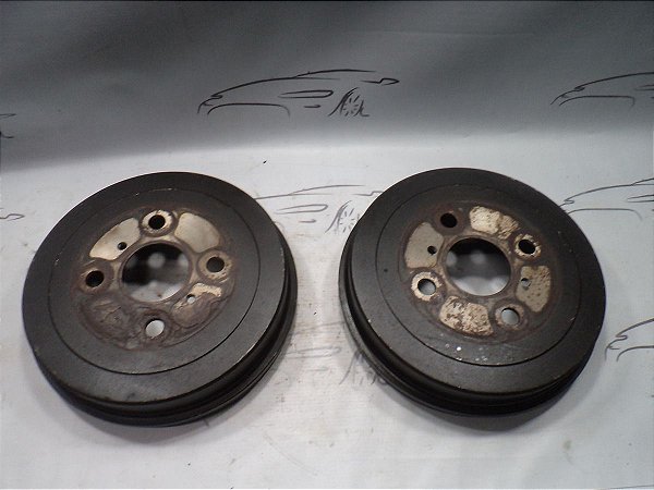 Par De Tambor De Freio Traseiro Toyota Etios 17/18 1.5 Aut.