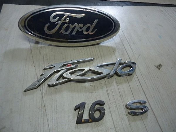 Kit Emblema Tampa Traseira New Fiesta Sedan Mexicano
