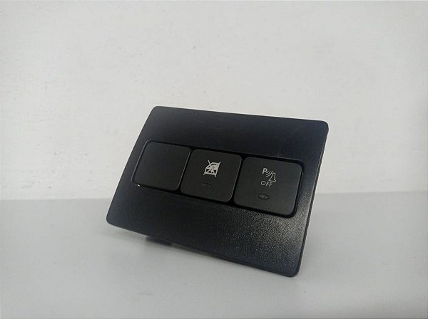 Moldura Botao Trava Vidro Parking Citroen C3 1.6 Exc 16/17