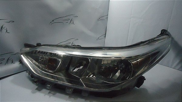 Farol Lado Esquerdo Com Detalhe Toyota Yaris 18/19