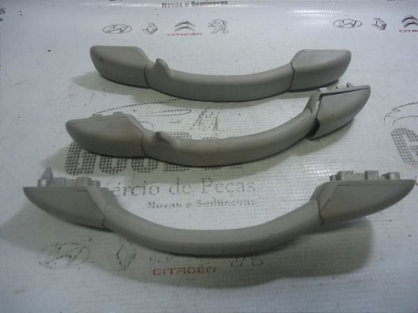 Kit 3 Alças Puxadores Teto Citroen Aircross C3 Pic Original