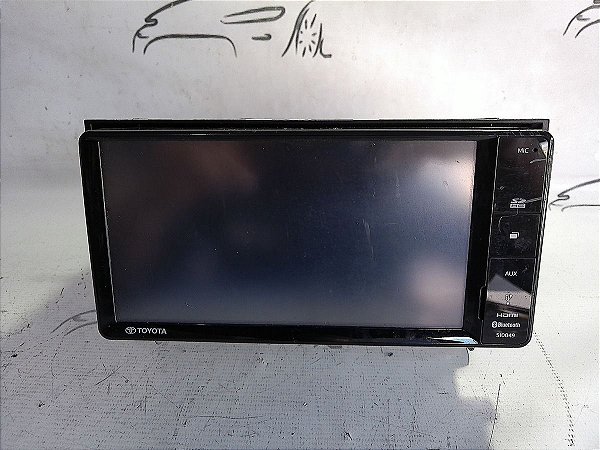Som Radio Tela Multimidia Toyota Etios Cross 17 18 19