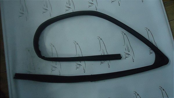 Borracha Contorno Do Vidro Dianteiro Esquerdo Duster 18 A 20