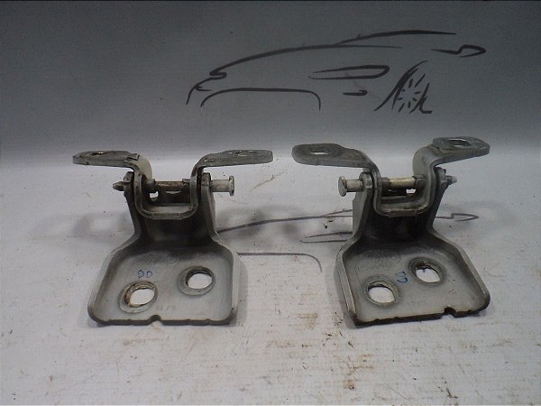 Par Dobradiça De Porta Dianteira Direita Sandero 14/15