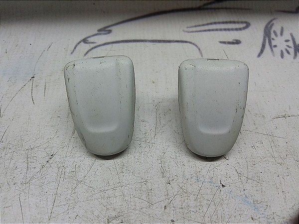 Par Gancho Suporte Apoio Teto Peugeot 208 14/15 Original