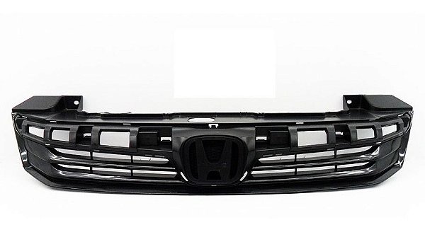 Grade Parachoque Honda Civic 12 A 14 Preto Brilho Sem Friso