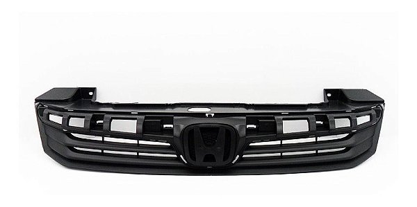 Grade Radiador Honda Civic 2012 A 2014 Preto Fosco Sem Friso