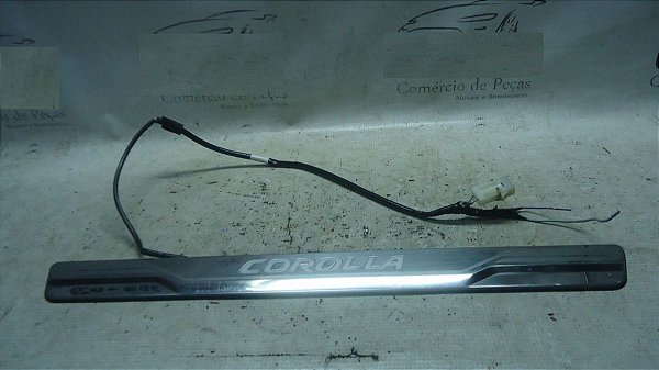 Soleira Aluminio Inox C. Led Porta Diant Dir  Corolla 2016