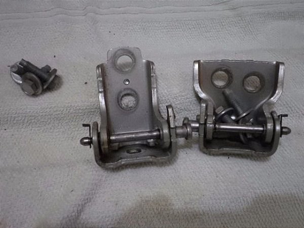 Par Dobradiças Porta Tras Esq Citroen C3 Mod Novo Tendance