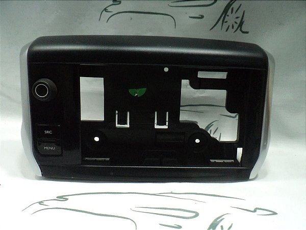 Moldura E Botoes Som Tela Multimidia Peugeot 2008 15 A 17