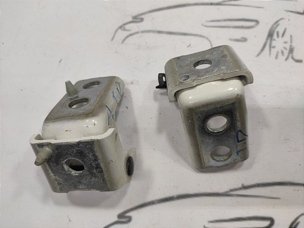 PAR DOBRADIÇA PORTA TRASEIRA DIREITA PEUGEOT 2008  16 A 20