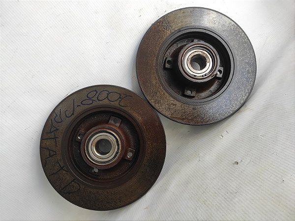 PAR DISCO DE FREIO TRASEIRO PEUGEOT 2008 18/19 1.6 16V