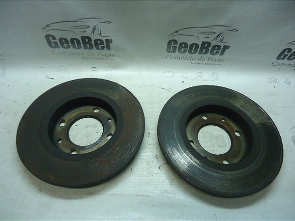 Par De Disco De Freio Traseiro Citroen C4 Hatch 2.0