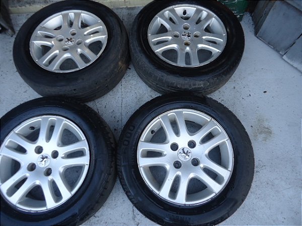 Jogo De Rodas Aro 15 Peugeot 307 308 Originais Sem Penus