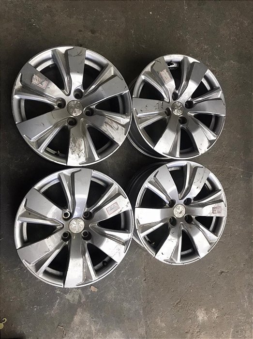 Jogo Rodas Sem Pneu Peugeot 2008/308/208 Citroen Original