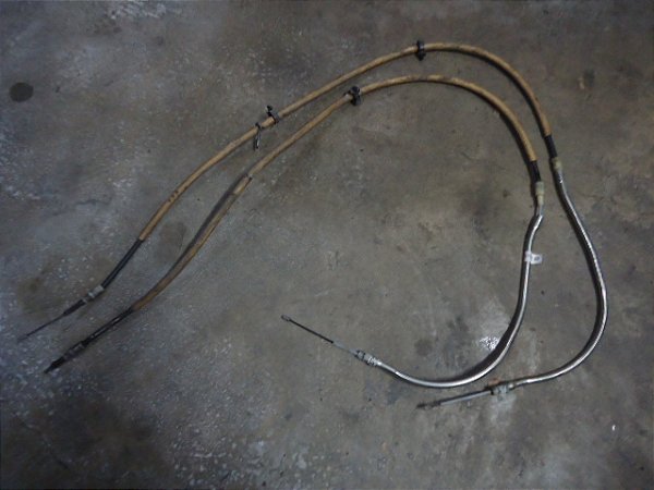 Par De Cabo Freio Mao Citroen C4 Lounge 2.0 14/15 Automatico