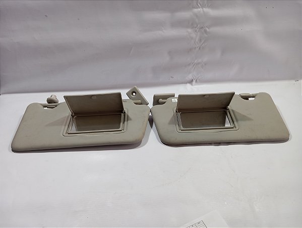 PAR QUEBRA SOL PARA SOL COMPLETO ESPELHO NISSAN VERSA 18/19