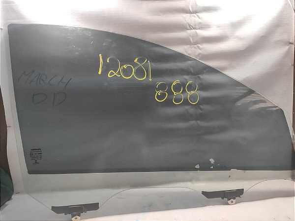 VIDRO PORTA DIANTEIRA DIREITA NISSAN MARCH 1.6 2019
