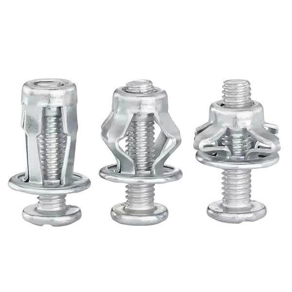 GRAMPOS REBITES DE EXPANSAO METAL KIT 10 UNIDADES M5X25MM