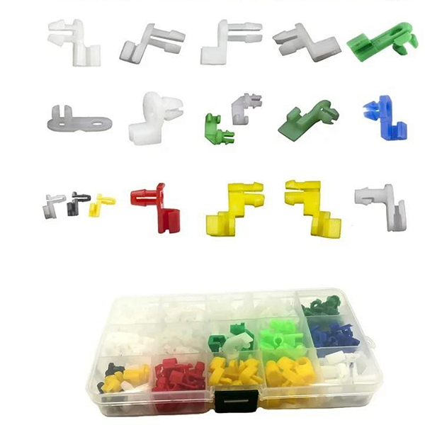KIT 160 GRAMPOS PRESILHAS CLIPS FIXADORES FORROS PORTA CARRO