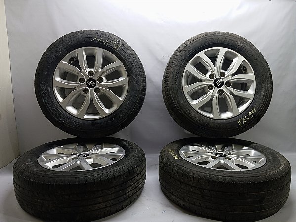 JOGO RODAS E PNEUS 205/65/16 HYUNDAI CRETA 1.6 AUT 20/21