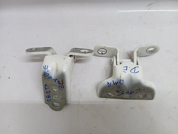 PAR DOBRADIÇAS PORTA DIANTEIRA ESQUERDA HYUNDAI CRETA 20/21