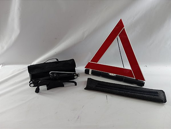 KIT MACACO CHAVE RODA E TRIANGULO CASE MALA PEUGEOT 208 2022