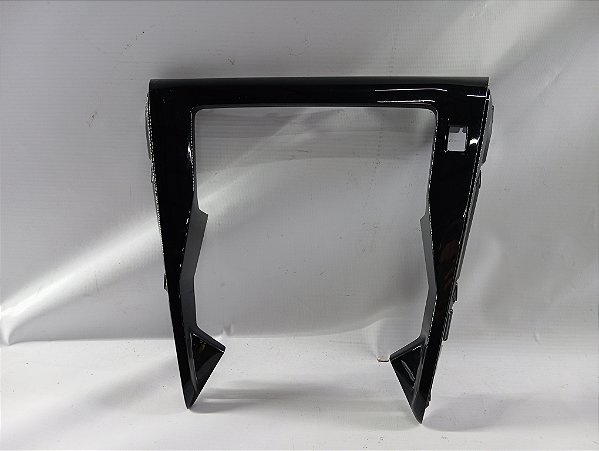 MOLDURA CENTRAL BLACK PIANO PAINEL PEUGEOT 208 2022 ORIGINAL