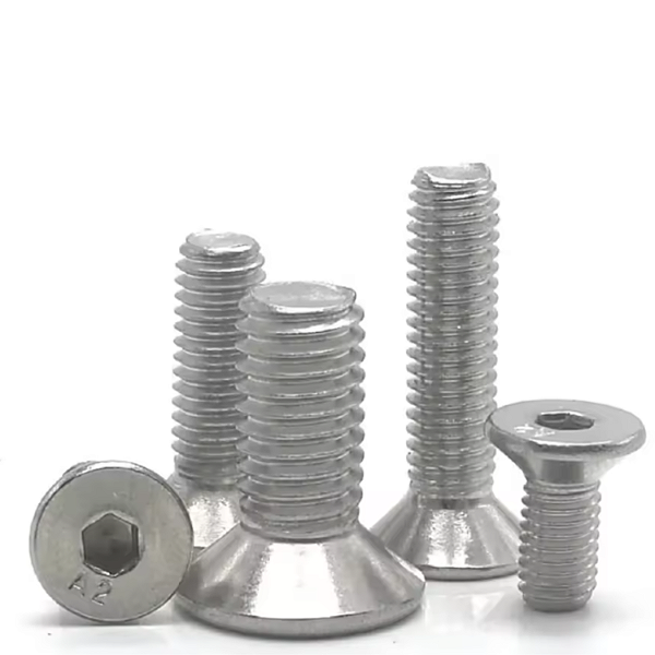 KIT 5 PARAFUSOS M8 20MM PARA CHAVE ALLEN AÇO INOX