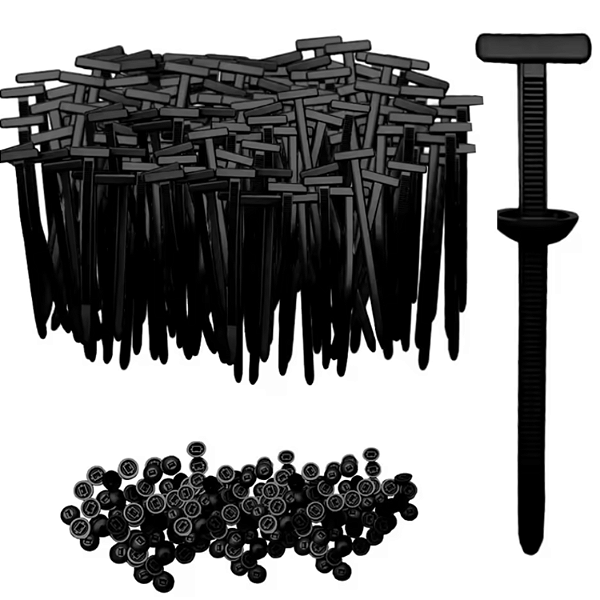 KIT 50 ABRAÇADEIRA NYLON AUTO-TRAVAMENTO 90MM X 4,8MM X 2MM