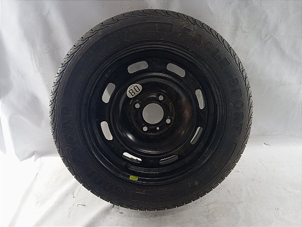 RODA STEP SEM USO PNEU GOODYEAR 185/60/15 PEUGEOT 2008 19/20