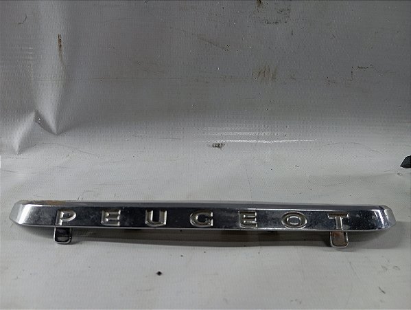 EMBLEMA FRISO DIANTEIRO CROMADO PEUGEOT 208 2013 2014 ORIG.