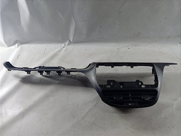 MOLDURA CENTRAL DIFUSOR DE AR / RADIO PEUGEOT 208 2013 2014
