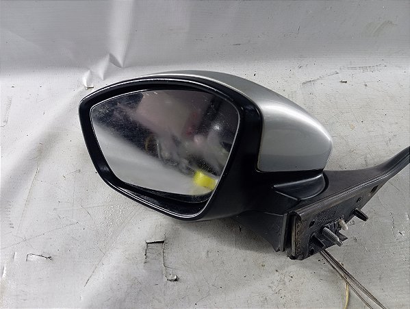 RETROVISOR MANUAL ESQUERDO E PISCA PEUGEOT 208 2013 A 2017