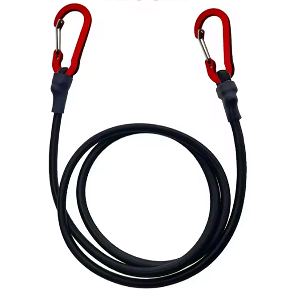 CORDA ELASTICA MOSQUETAO 120CM CARGA MOTO CAMPING BAGAGEIRO
