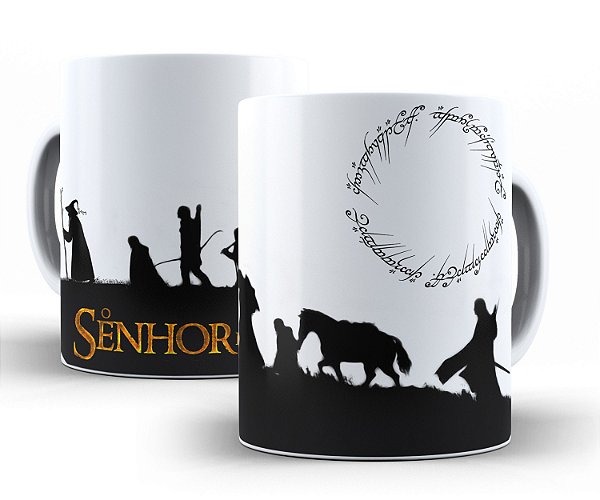 Caneca Senhor dos Anéis