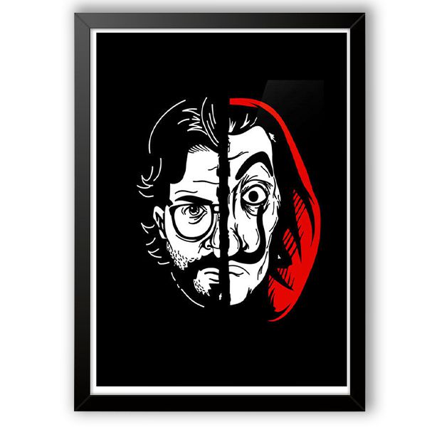 Quadro Decorativo La Casa De Papel