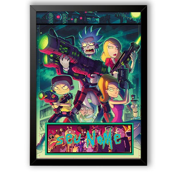 Quadro Personalizado Rick And Morty