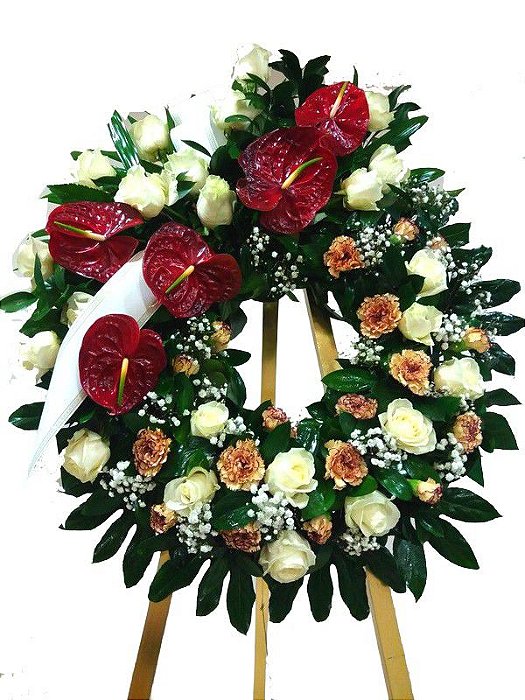 Coroa de Flores Americana Premium