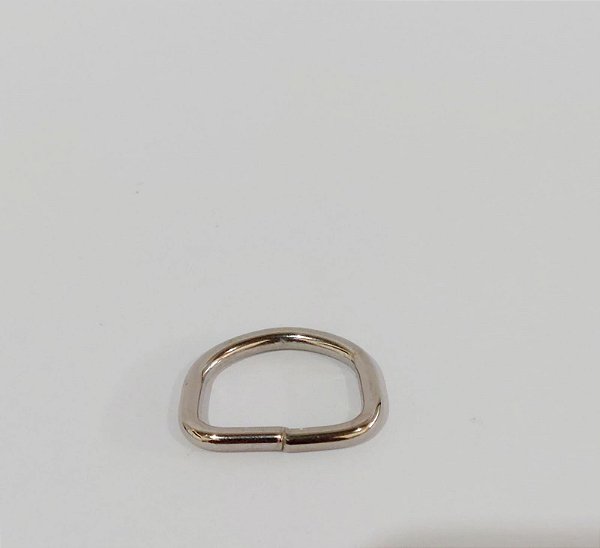Meia Argola 16 Mm - Niquelada 10 Unidades