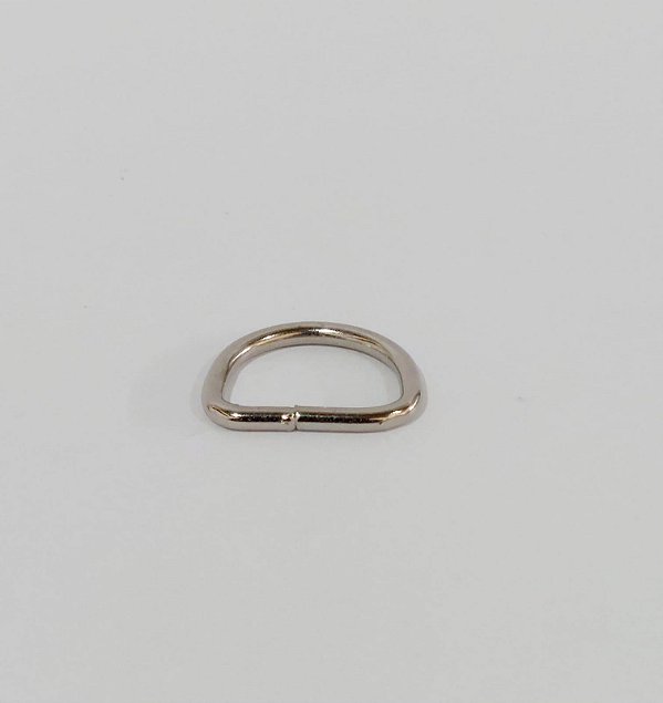 Meia Argola 19 Mm - Niquelada 10 Unidades