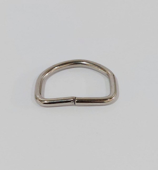 Meia Argola 30 Mm - Niquelada 10 Unidades