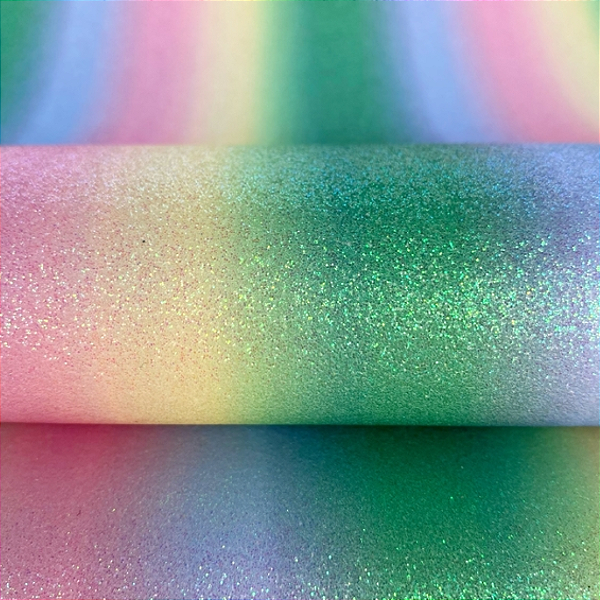 Lonita Glitter - Arco Íris - 1/2 Metro